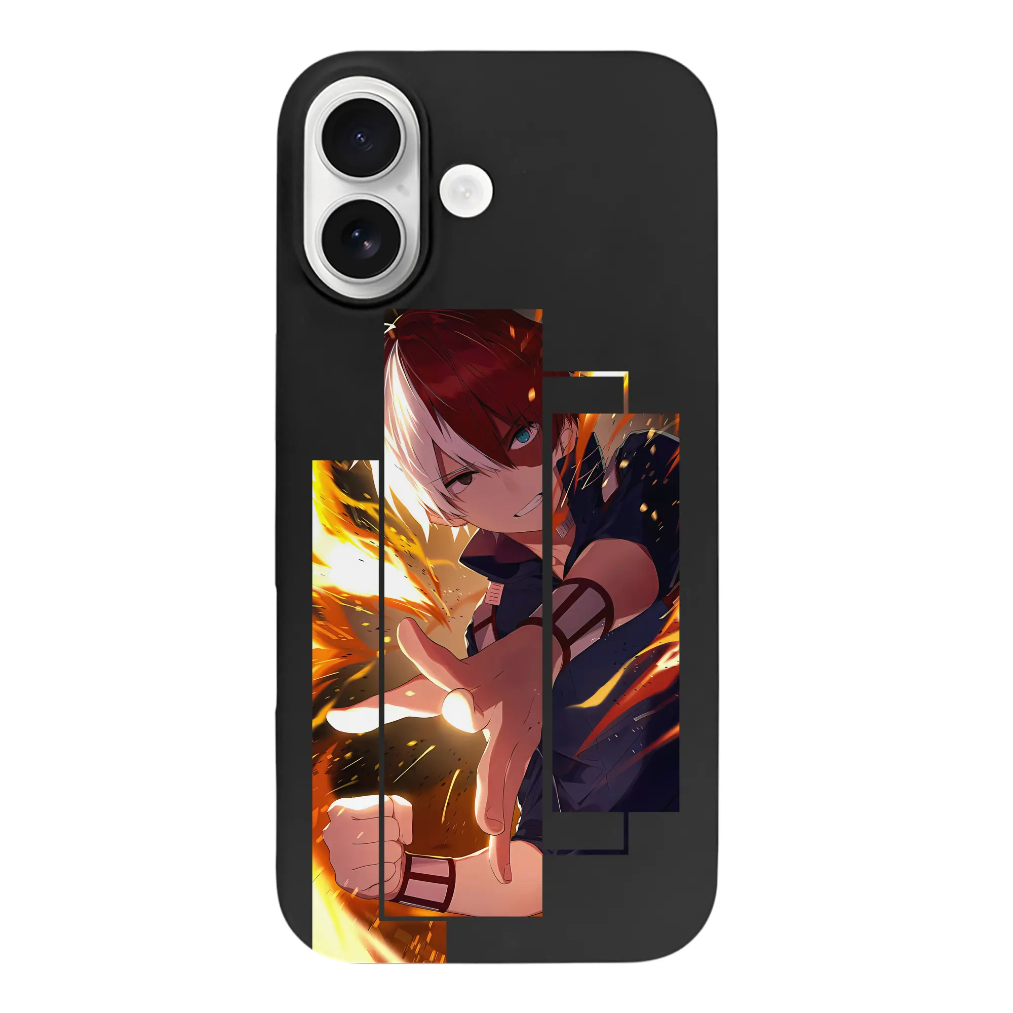 僕のヒーローアカデミア グッズ,轟焦凍 - iPhone 17 シリーズ シリコンケース 薄型 耐衝撃 指紋防止 ソフトタッチカバー 精密フィット 傷防止 保護ケース iPhone 17/17 Air/17 Pro/17 Pro Max 対応